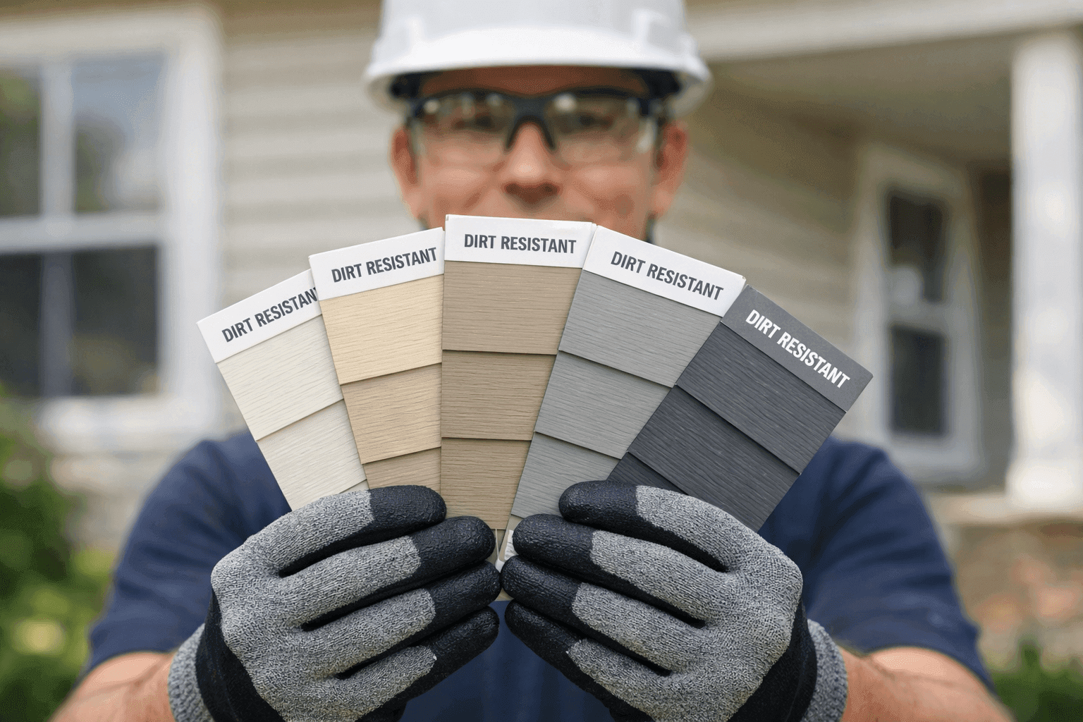How to Choose a Siding Color That Hides Dirt