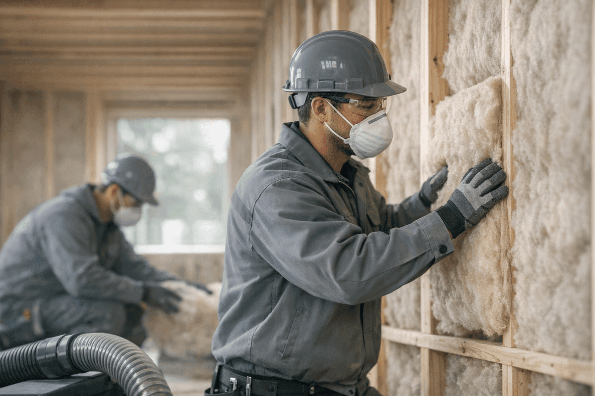 Insulation Installation service by POM Siding