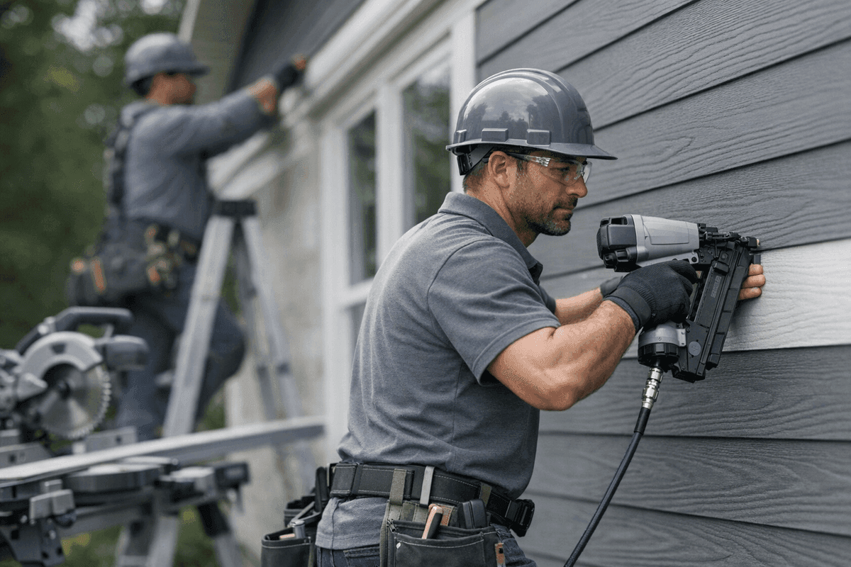 Residential Siding service by POM Siding