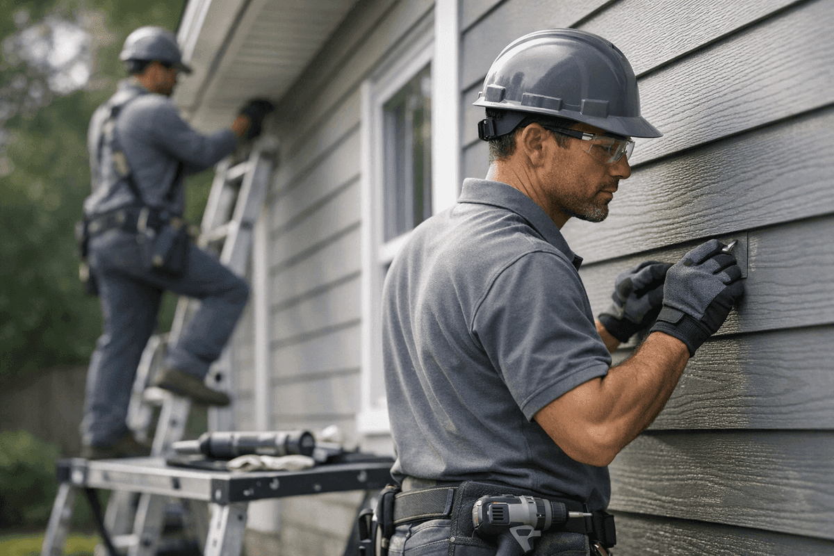 Siding Maintenance service by POM Siding