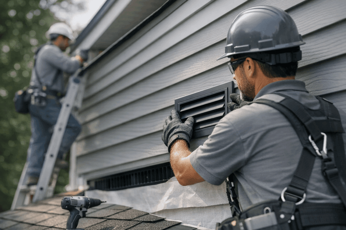 Siding Ventilation Solutions service by POM Siding