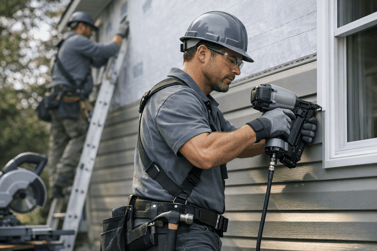 Vinyl Siding Installation service by POM Siding